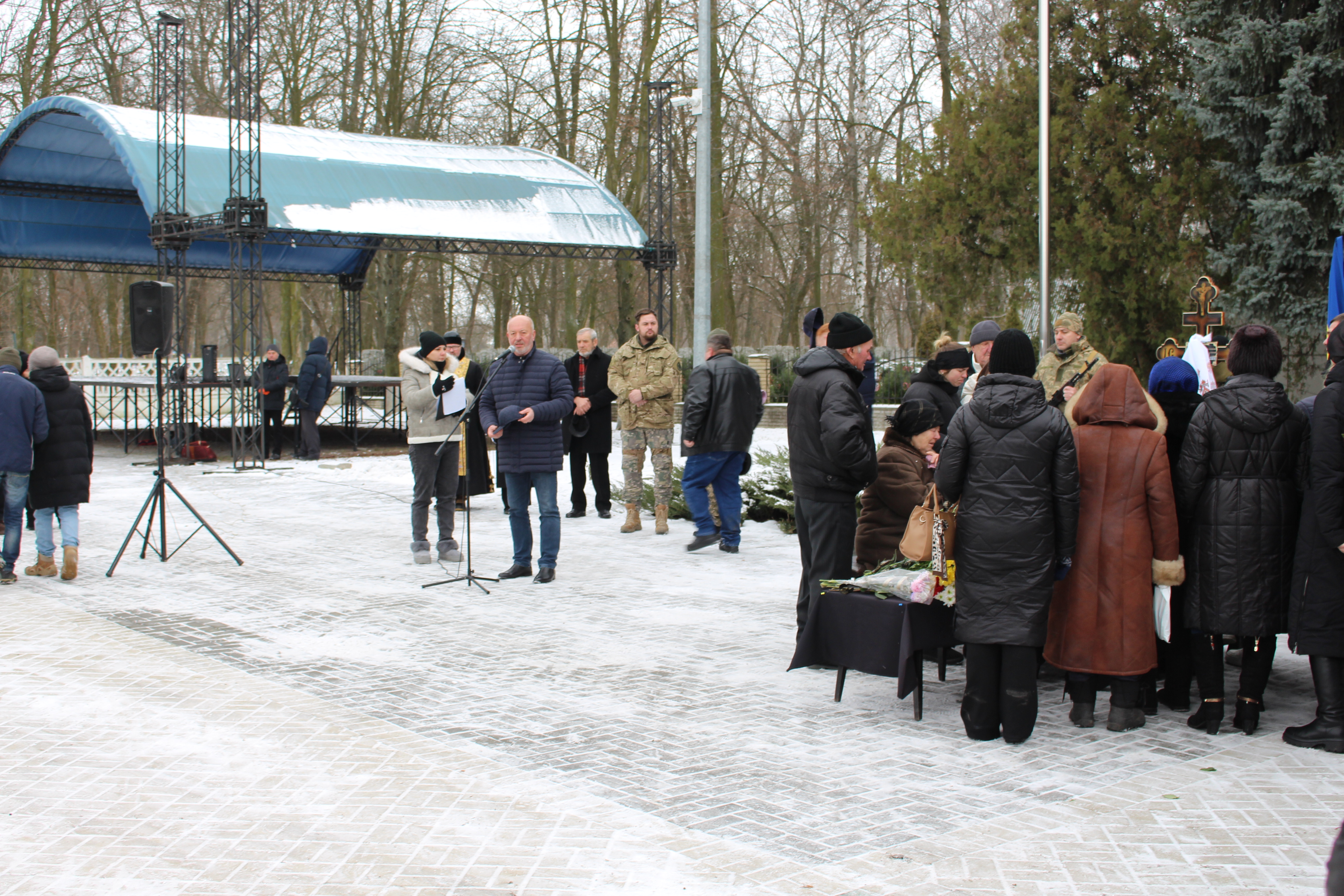 Із загиблим бійцем попрощалися у Маловисківській громаді
