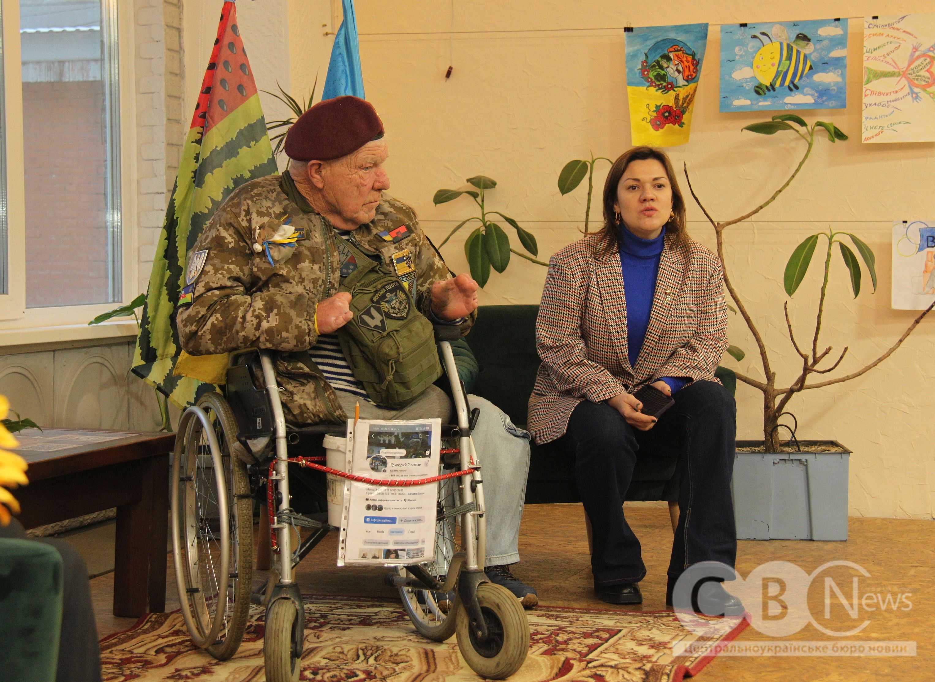 У Кропивницькому зустрілися з волонтером Дядею Гришею