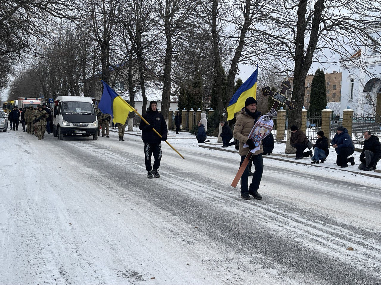 Із загиблим військовим попрощалися у Олександрівській громаді