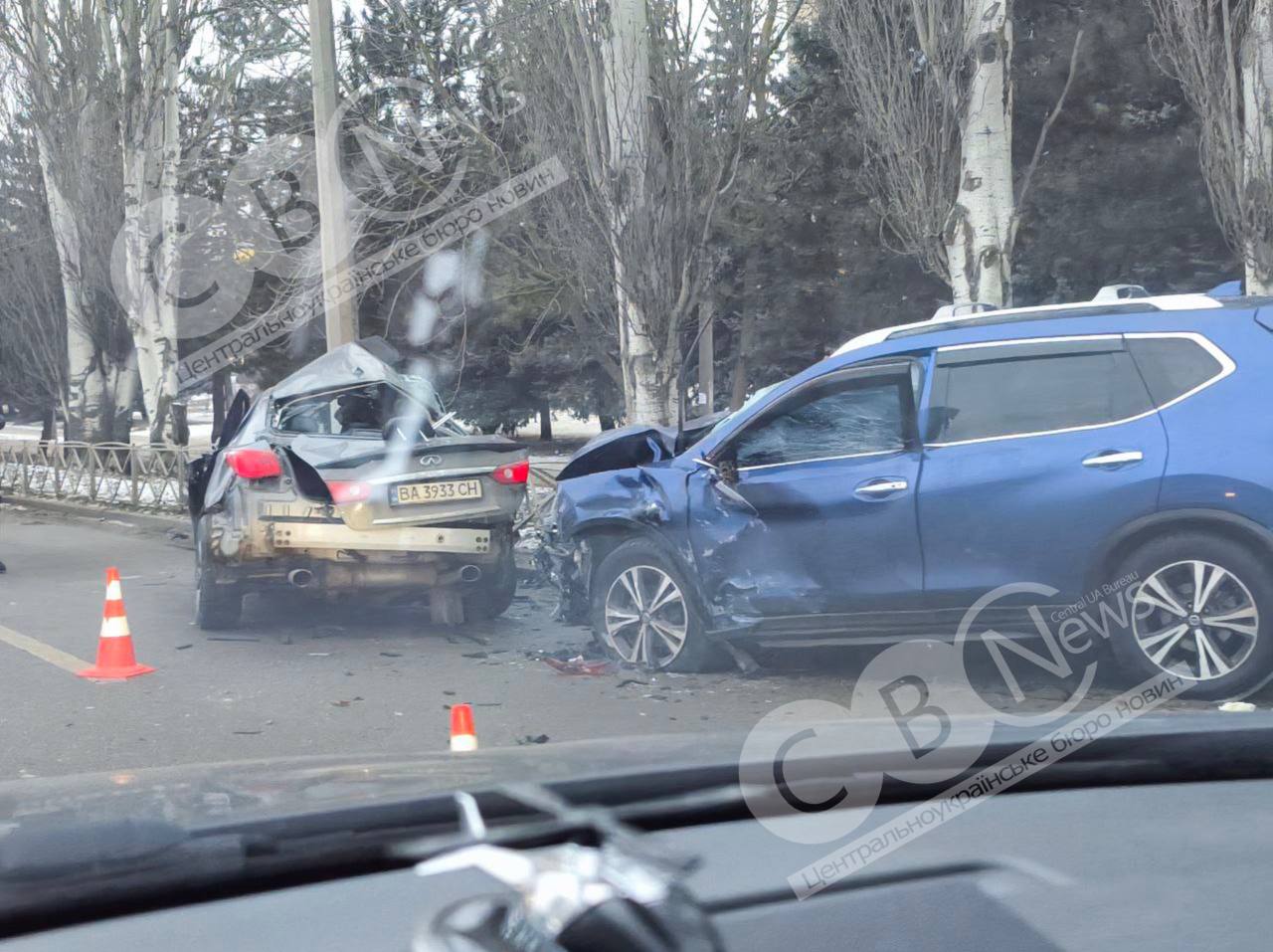 Водії двох легковиків травмувалися у ДТП в Кропивницькому