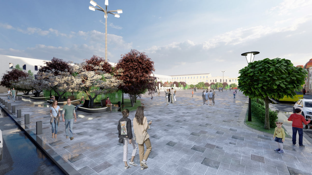 Якою стане площа Героїв Майдану у Кропивницькому після реконструкції