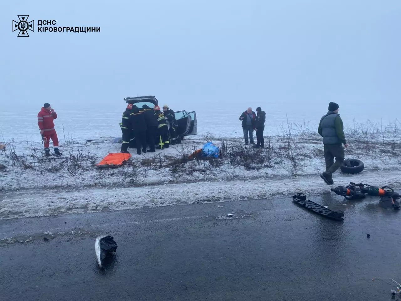 У ДТП в Голованівському районі загинув чоловік та травмувалась жінка