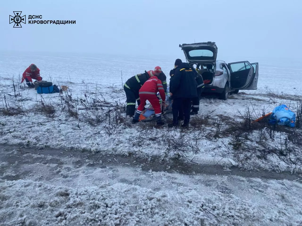 У ДТП в Голованівському районі загинув чоловік та травмувалась жінка