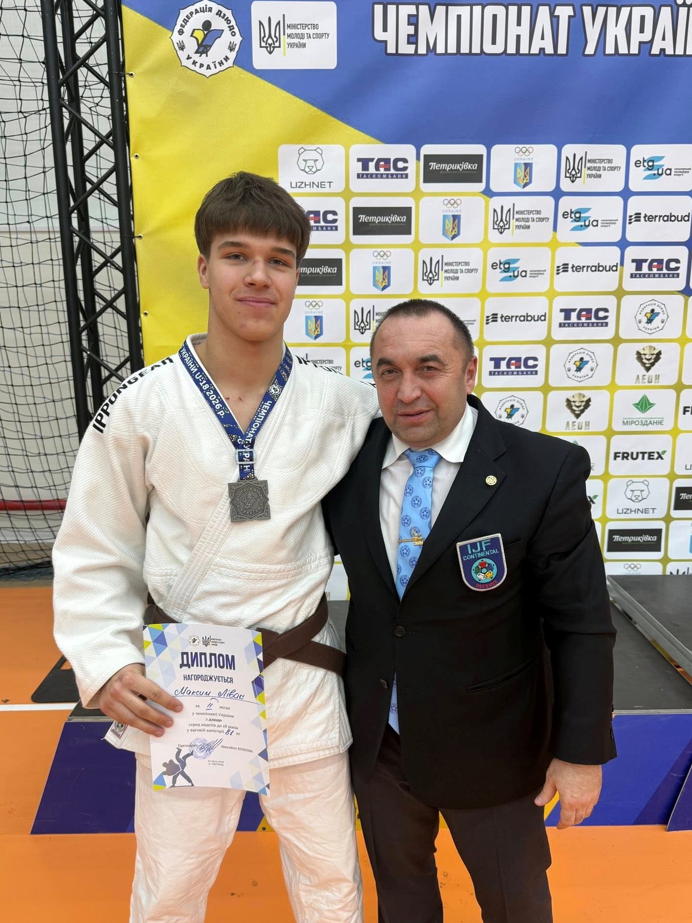 Дзюдоїст з Кіровоградщини став срібним призером чемпіонату України