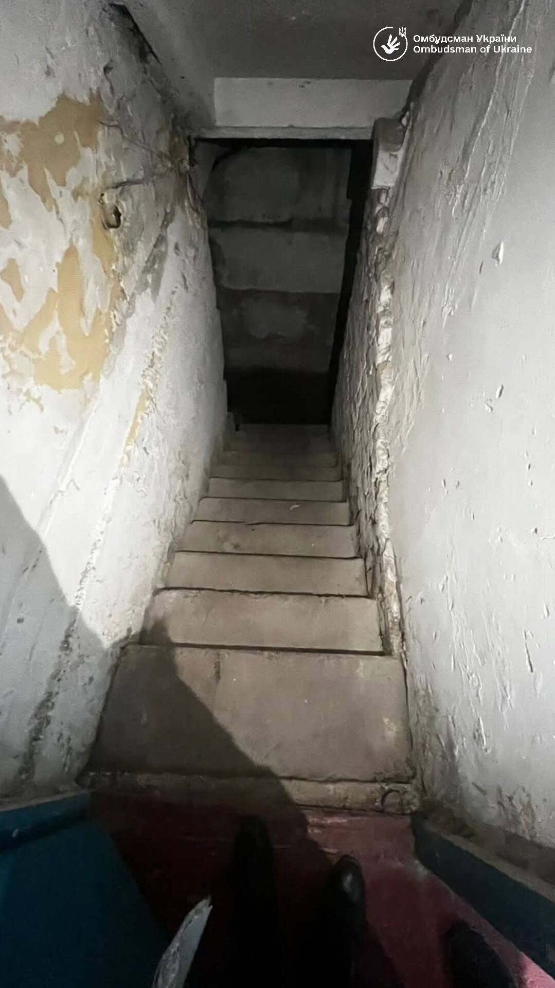 Вхід до укриття у Соколівському