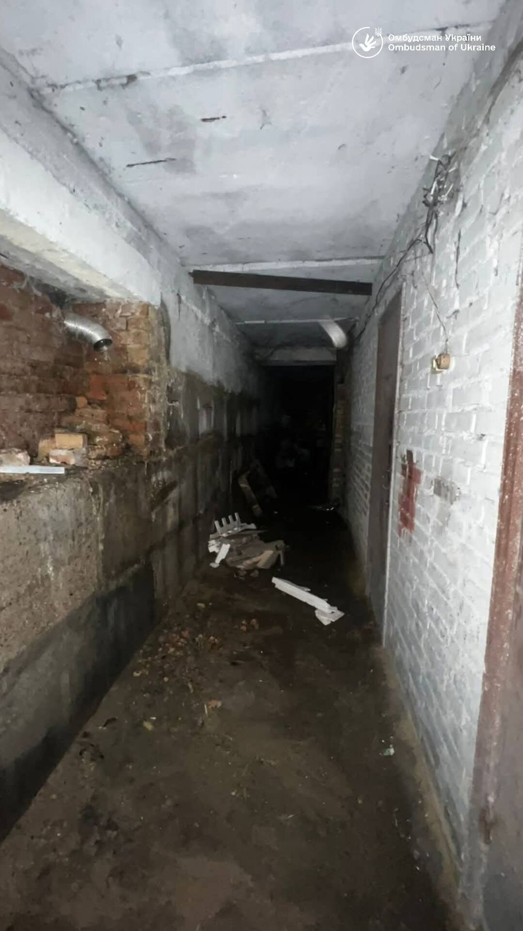 Коридор укриття в Соколівському