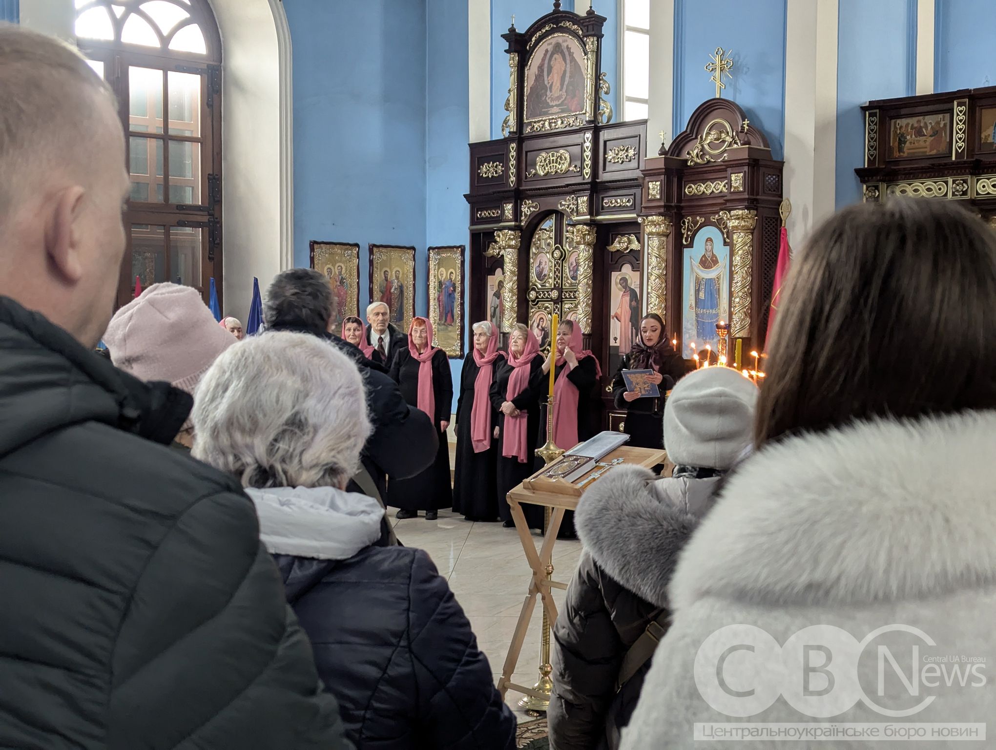 Мобелень у Гарнізонному храмі Покрови Пресвятої Богородиці Православної церкви України в Кропивницькому