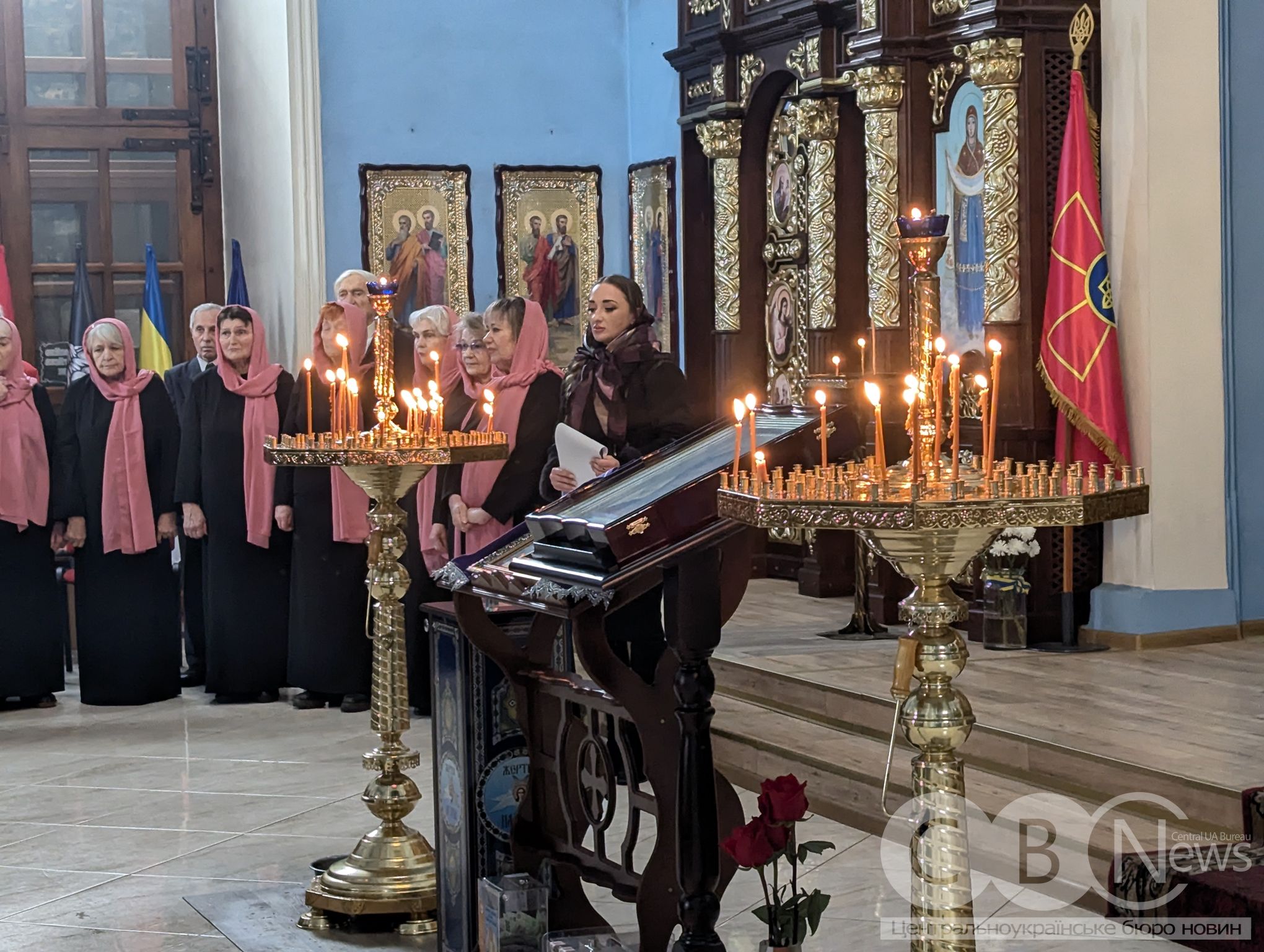 Мобелень у Гарнізонному храмі Покрови Пресвятої Богородиці Православної церкви України в Кропивницькому