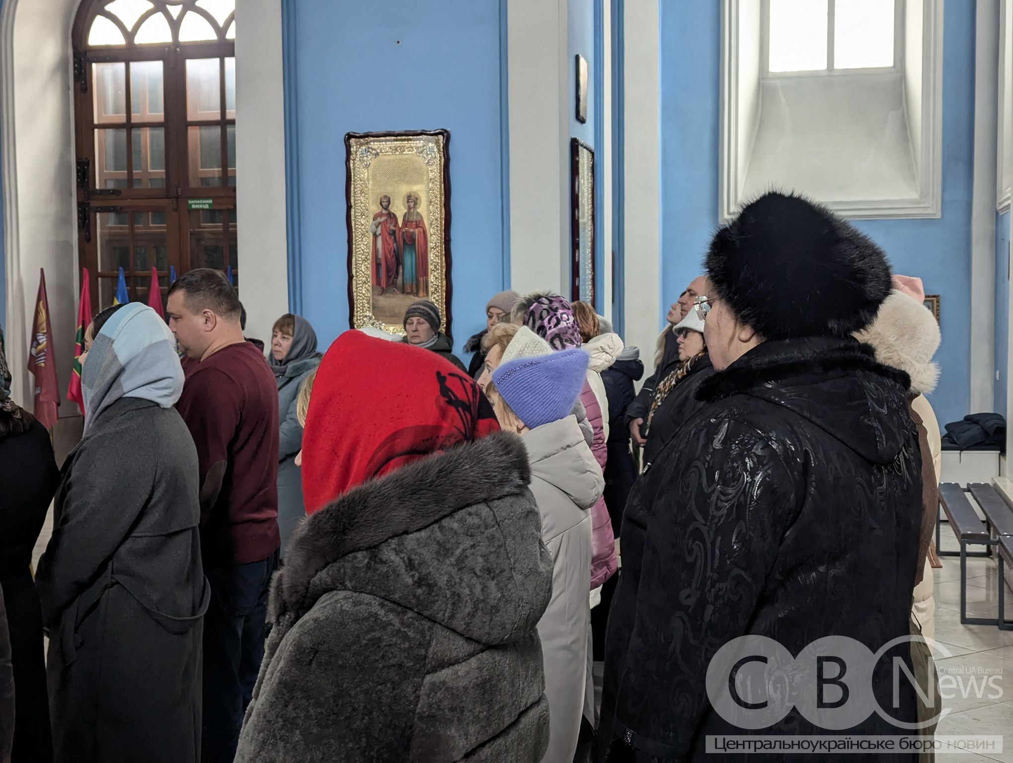 Мобелень у Гарнізонному храмі Покрови Пресвятої Богородиці Православної церкви України в Кропивницькому