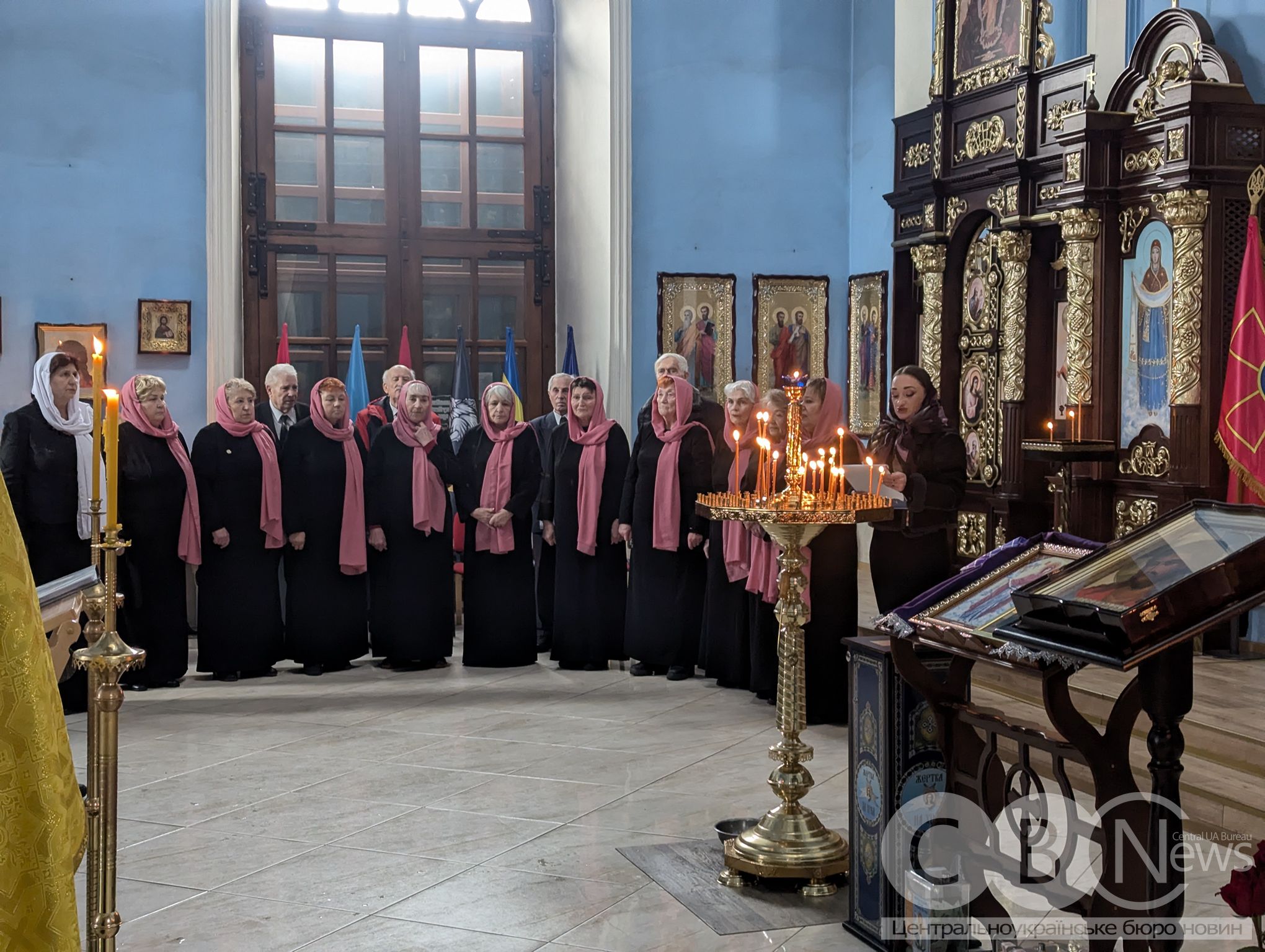 Мобелень у Гарнізонному храмі Покрови Пресвятої Богородиці Православної церкви України в Кропивницькому