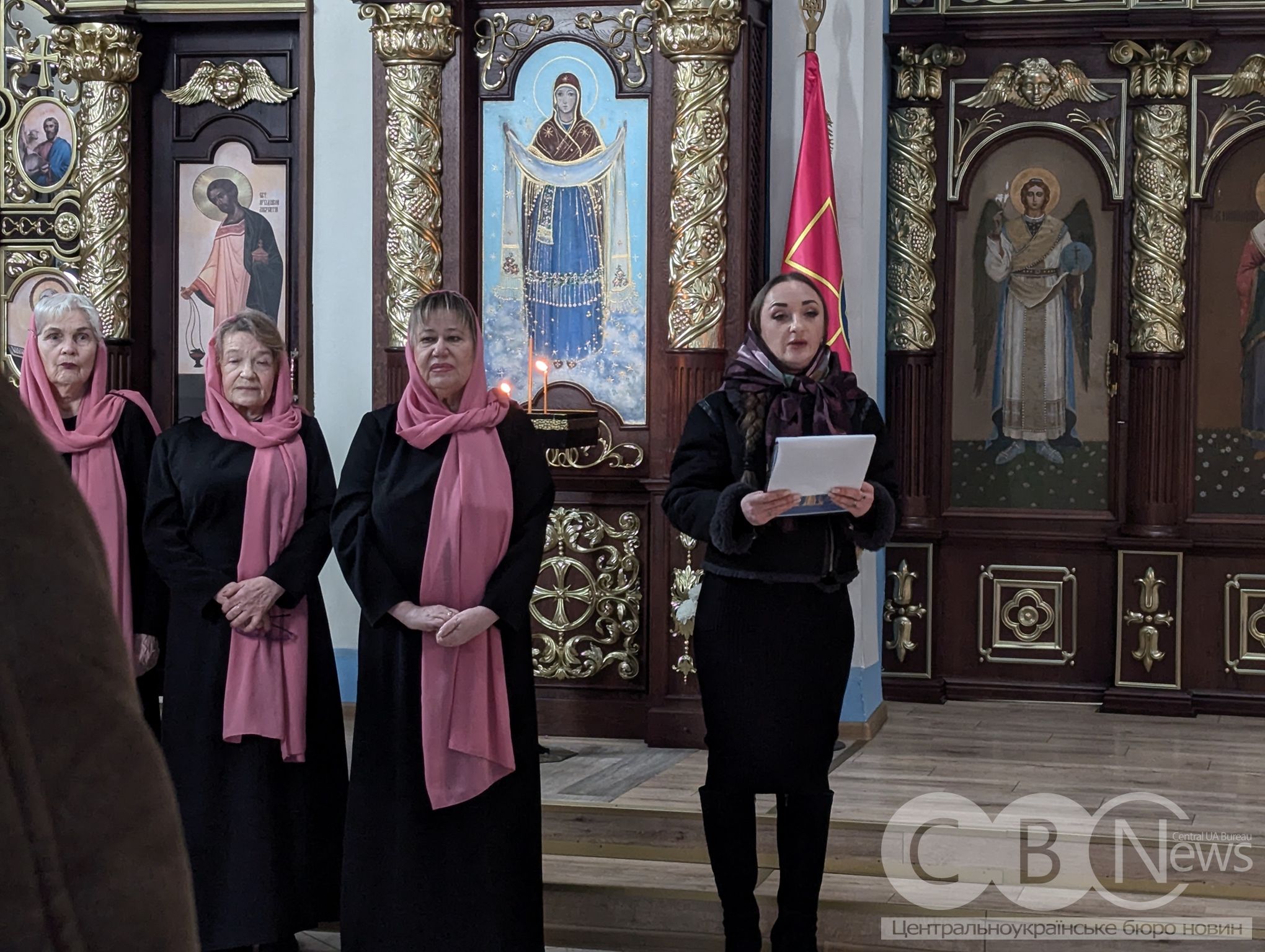 Мобелень у Гарнізонному храмі Покрови Пресвятої Богородиці Православної церкви України в Кропивницькому