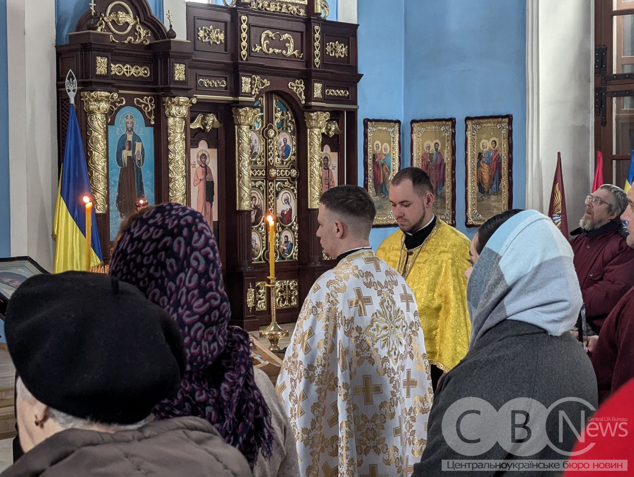 Мобелень у Гарнізонному храмі Покрови Пресвятої Богородиці Православної церкви України в Кропивницькому