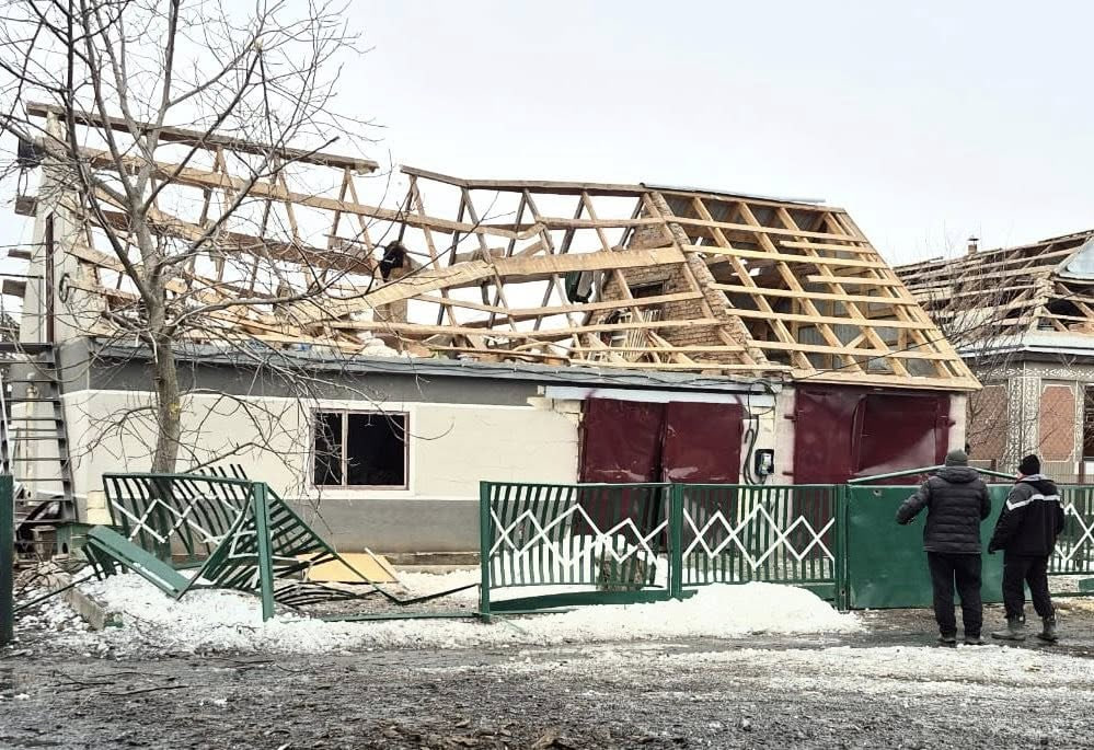Будинок в Новоархангельській громаді пошкоджений обстрілом