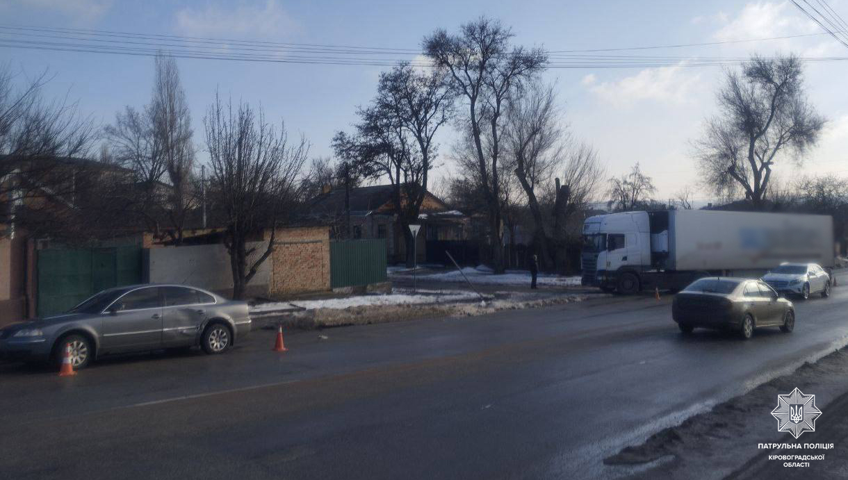 Місце ДТП у Кропивницькому