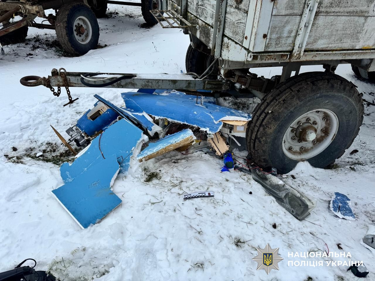 Вибухотехніки знешкодили російський дрон, що впав у дворі на Кіровоградщині