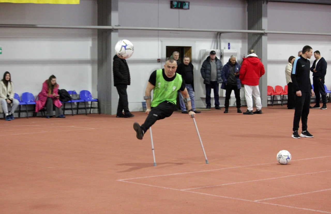 У Кропивницькому вперше тренувалася новостворена команда з ампфутболу