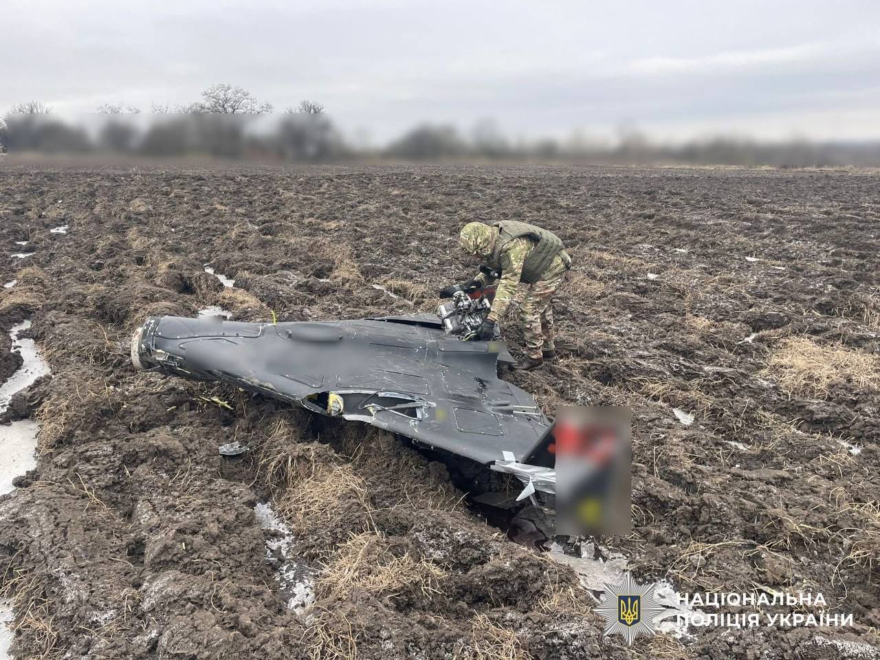 Бойову частину збитого російського дрона знешкодили сапери на Кіровоградщині