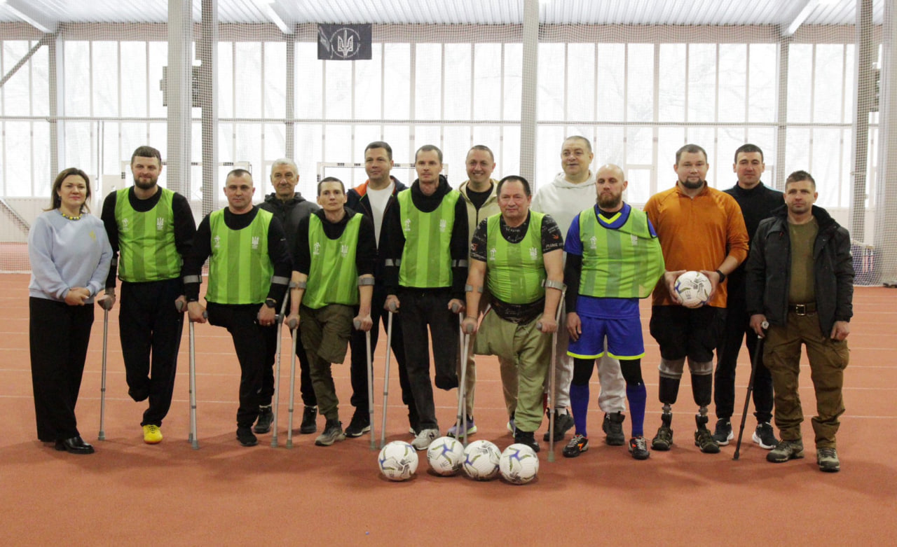 У Кропивницькому вперше тренувалася новостворена команда з ампфутболу