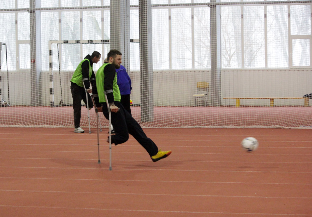 У Кропивницькому вперше тренувалася новостворена команда з ампфутболу