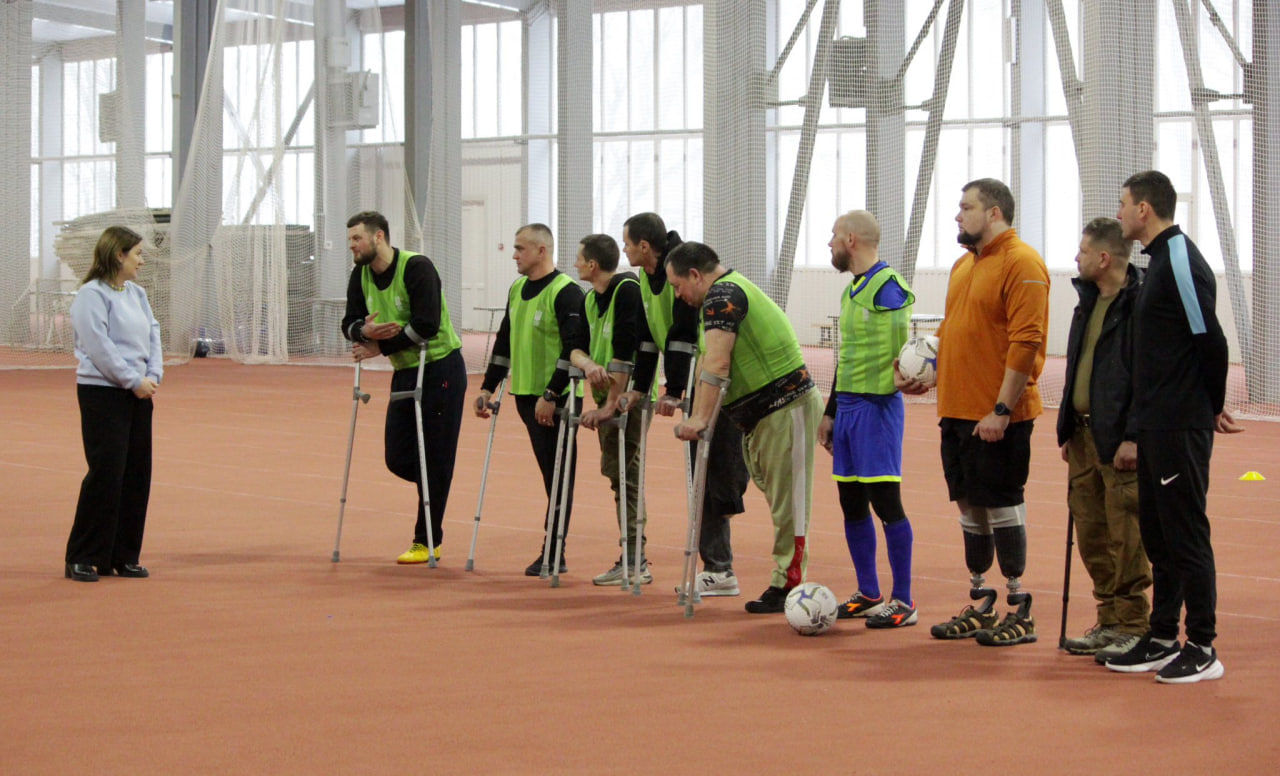 У Кропивницькому вперше тренувалася новостворена команда з ампфутболу