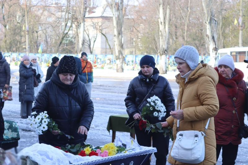 Військового Сергія Клеймахіна провели в останню путь у Світловодську