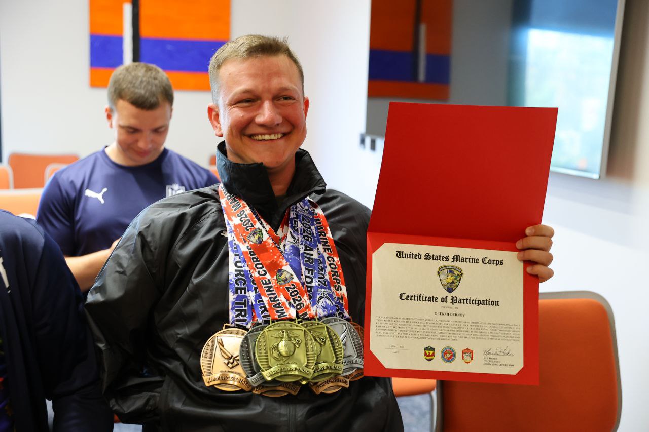 Представник Кіровоградської області ветеран Олексій Дернов