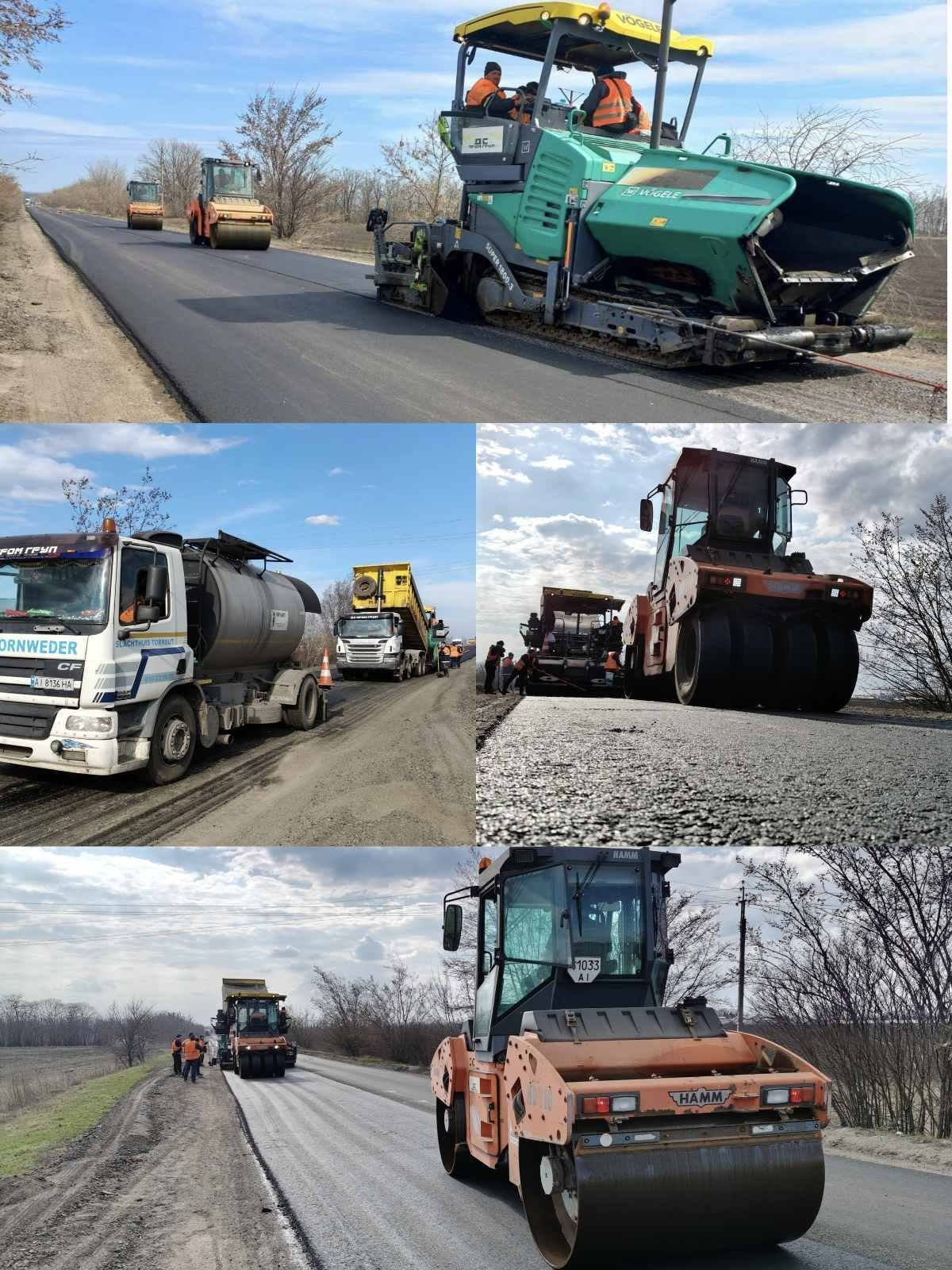 Ремонт дороги на Кіровоградщині