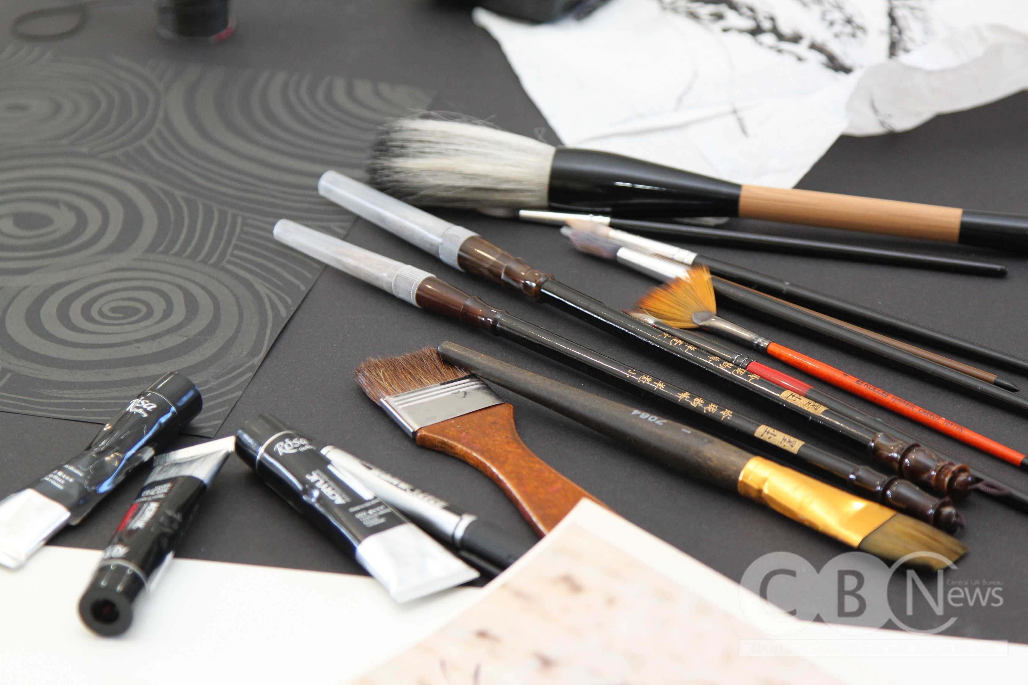 Пензлі, якими користується дизайнерка Ірина Бровченко