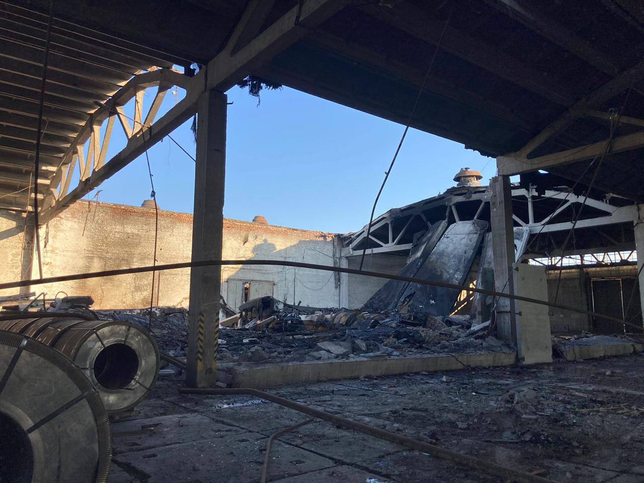 Місце, де влучив дрон