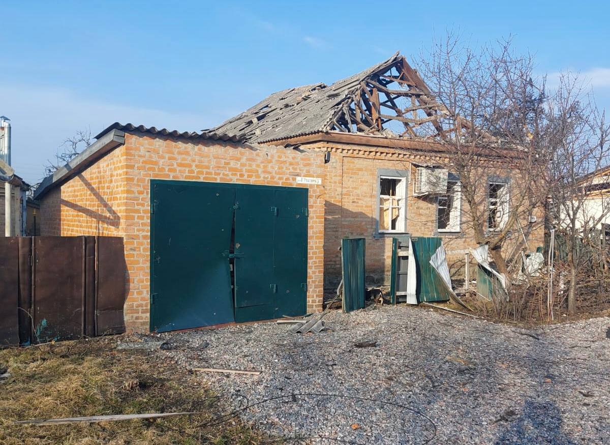 Пошкоджена покрівля і гараж у Знам'янці