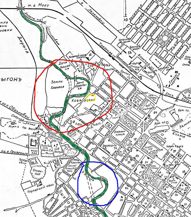 Дві петлі Інгулу на Ковалівці та третя &ndash; Козачий острів