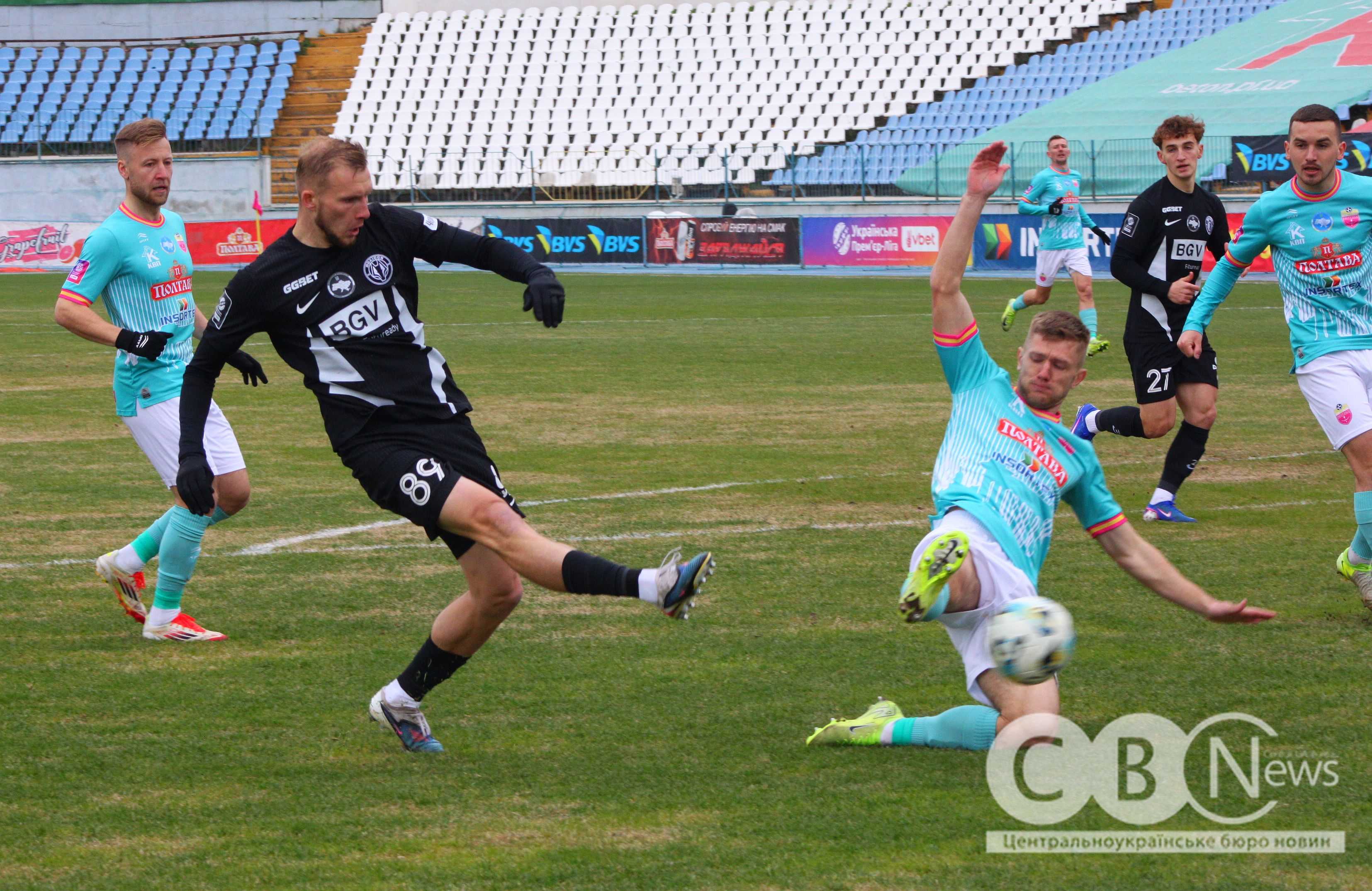 Футбол у Кропивницькому: &laquo;Полтава&raquo; приймала &laquo;Полісся&raquo;