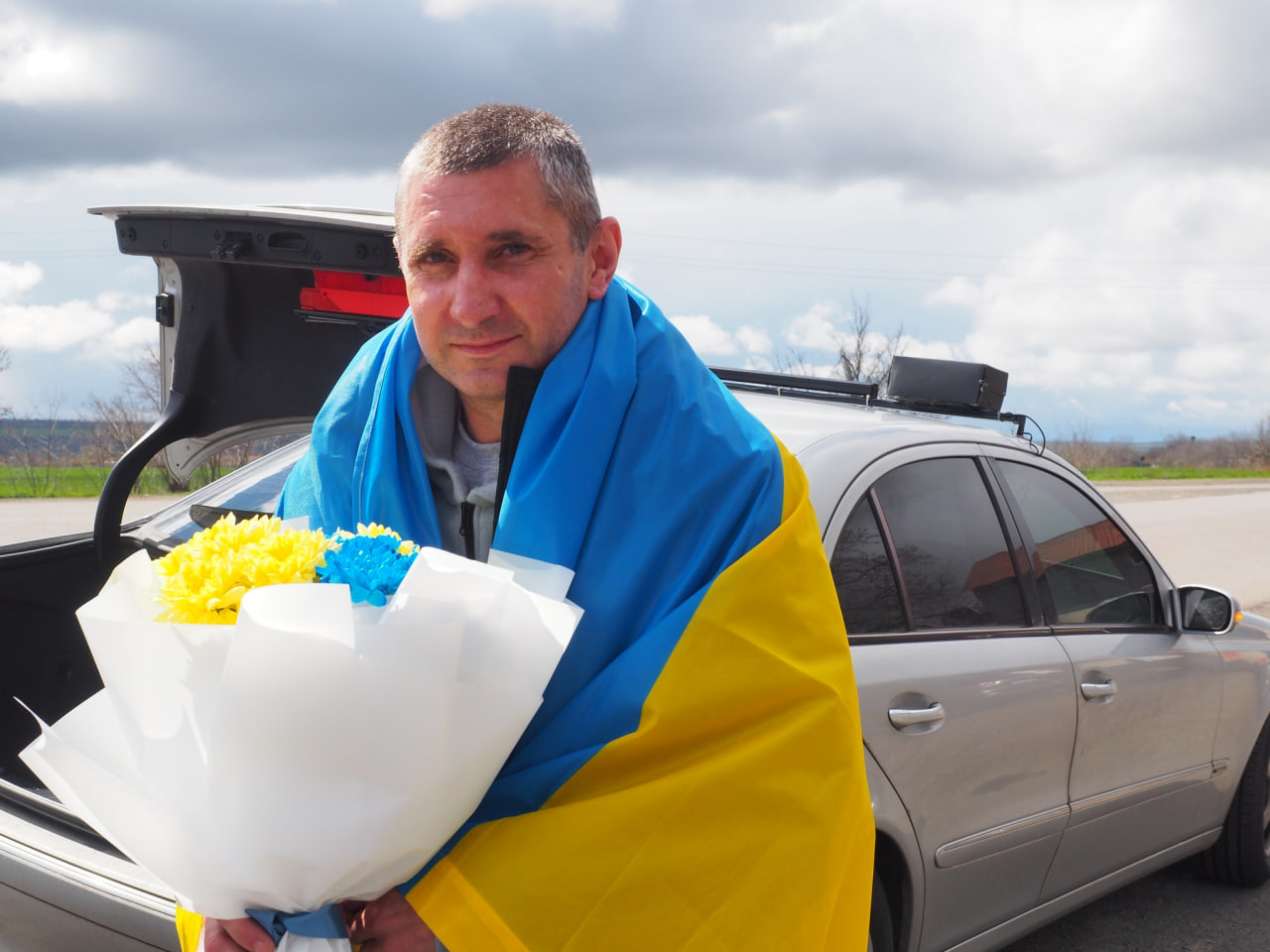 Звільнений з полону Борис Аксентійчук