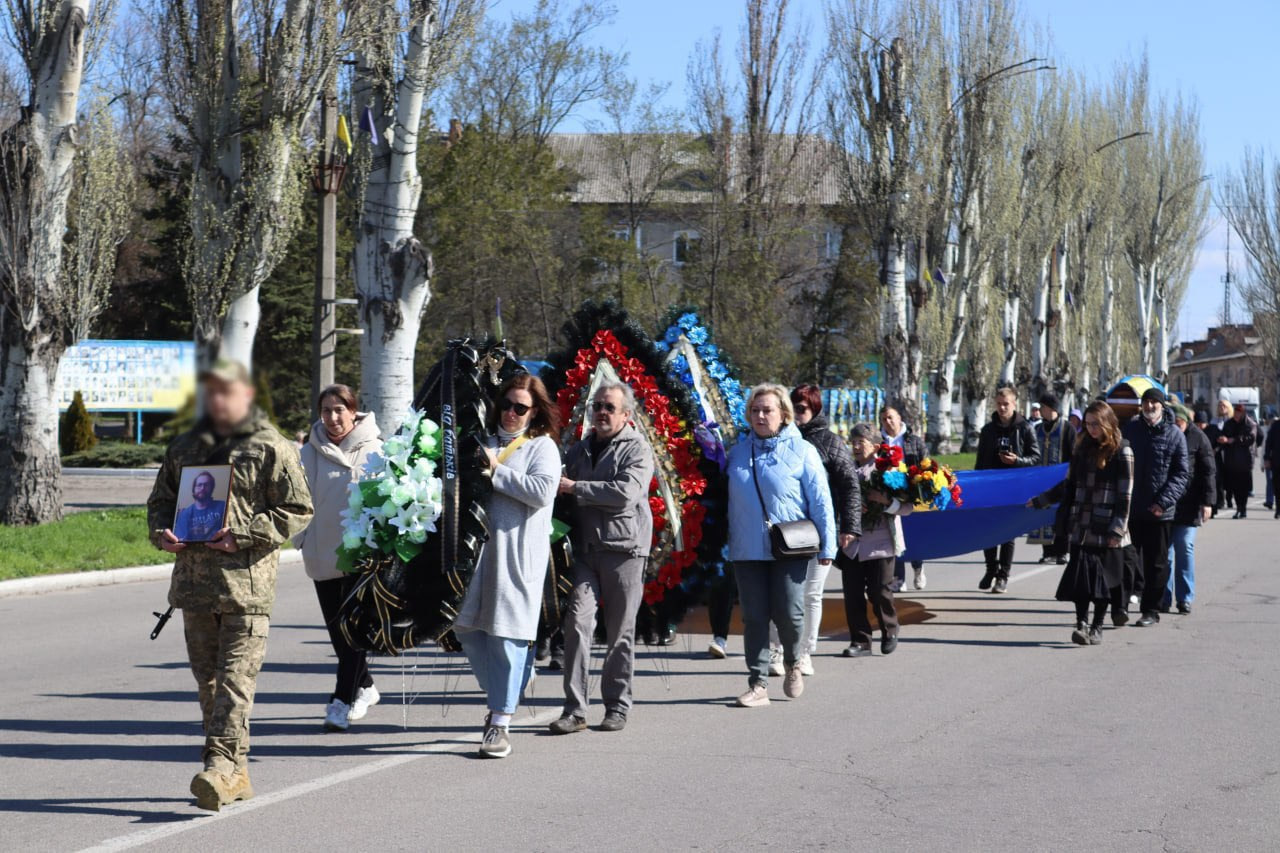 Процесія прощання з Романом Гармашем