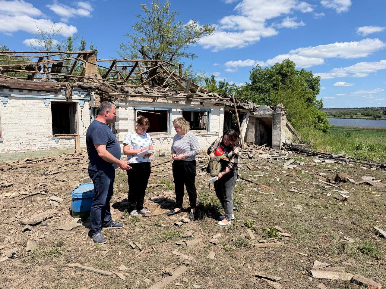 У Великовисківській громаді внаслідок ворожої атаки пошкоджені будинки
