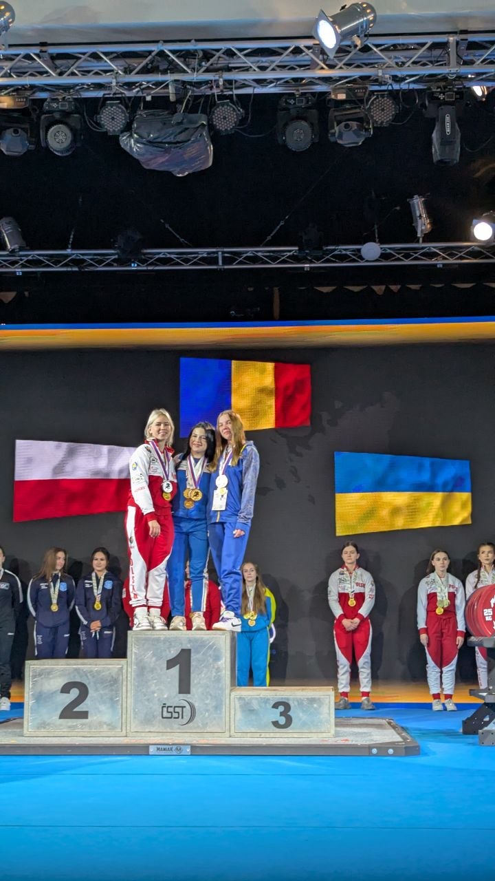 Пауерліфтерка Діана Лаврусь здобула бронзу на чемпіонаті Європи