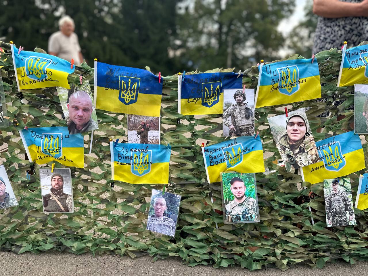 Акція на підтримку полонених та зниклих безвісти відбулась у Помічній