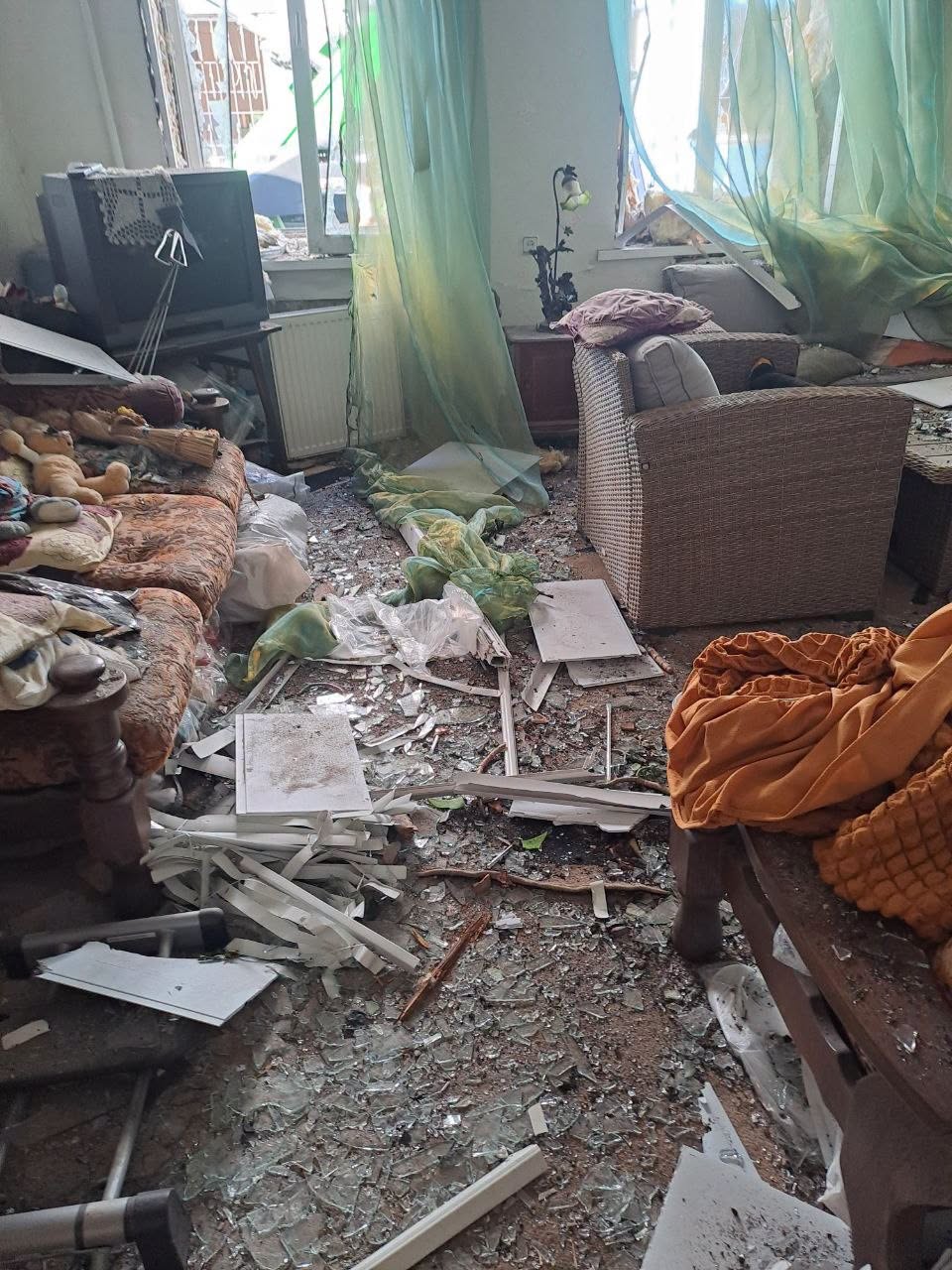 Пошкоджений у Кропивницькому будинок після обстрілу