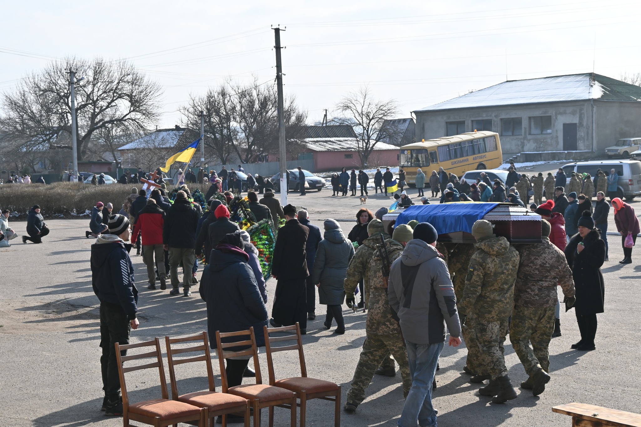 У Великоандрусівській громаді прощалися з Віталієм Поповим