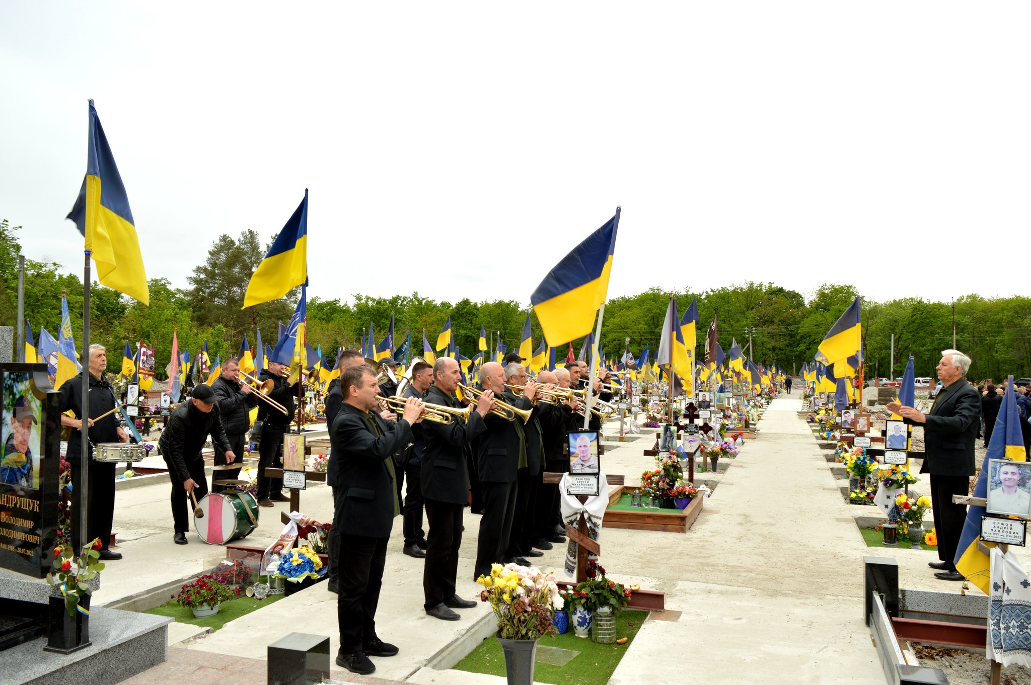 Прощання з бійцями з Кропивницького